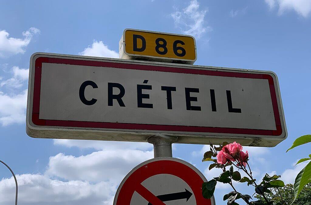 Panneau de signalisation de Créteil